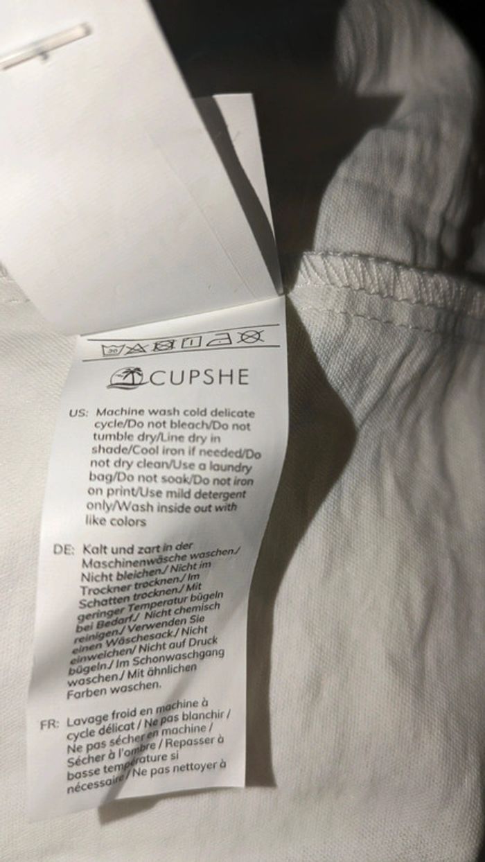 Haut blanc croisé devant taille S/38 jamais porté - photo numéro 14