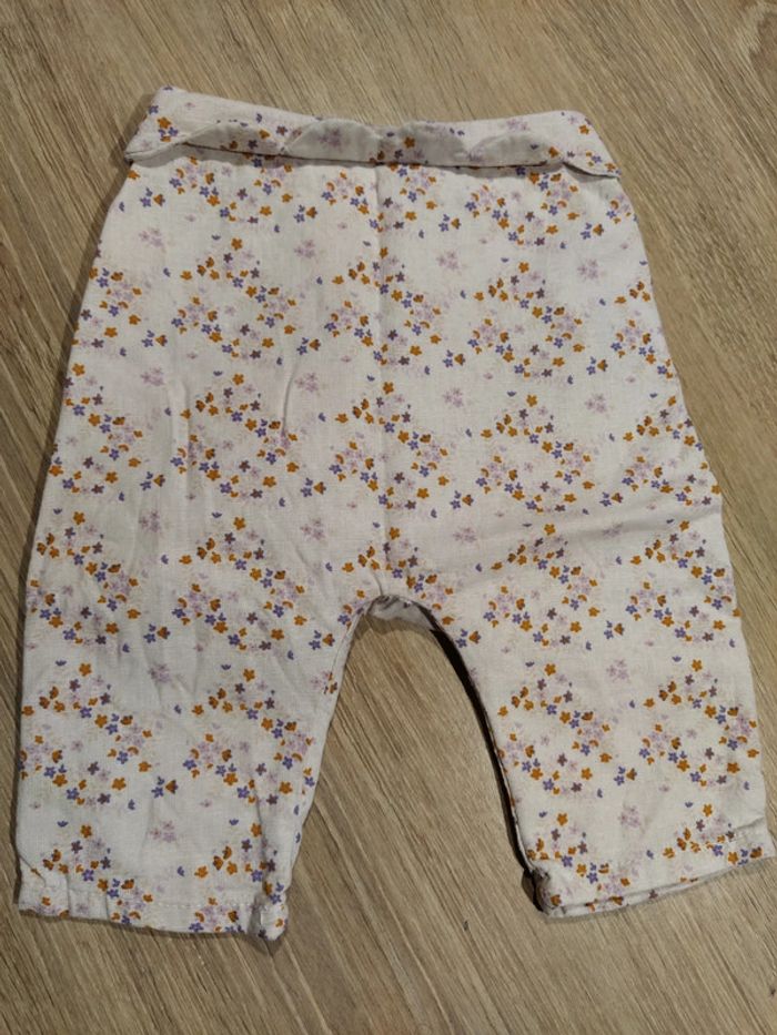 Pantalon fleurs 3 mois