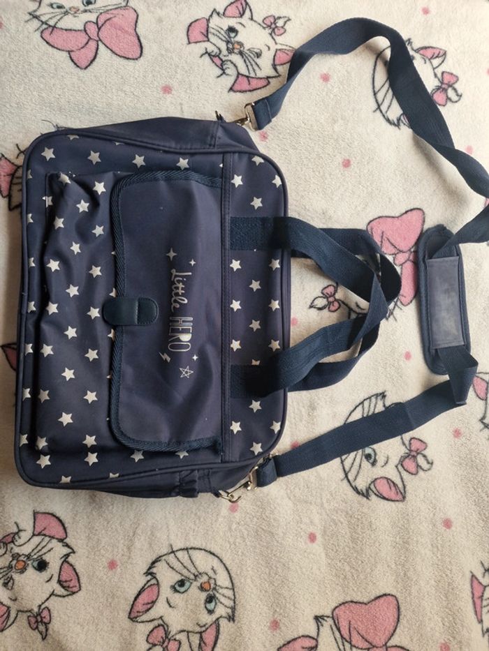 Sac a langer bleu nuit - photo numéro 2