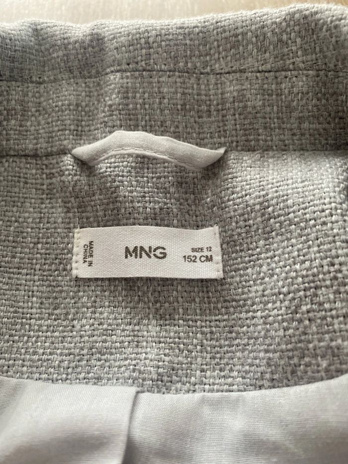Manteau caban mi saison mango 12 ans gris neuf - photo numéro 2