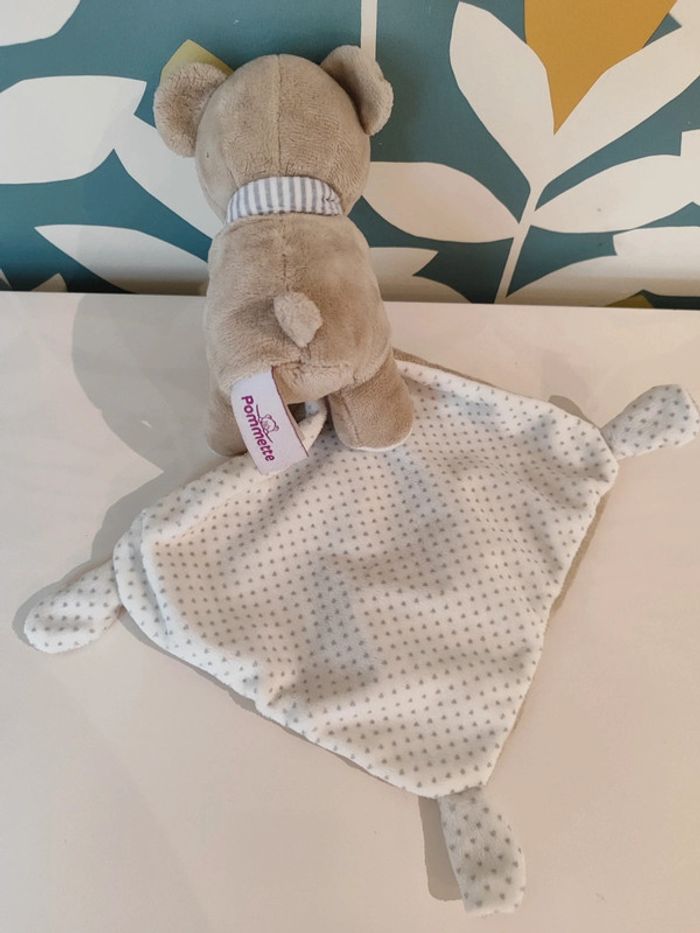 Doudou plat ourson ma petite étoile pommette - photo numéro 3