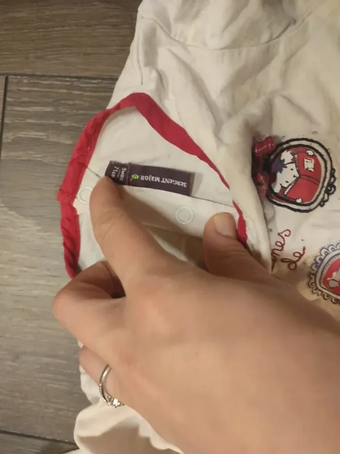 Lot 3 t-shirt manches longues 9 mois dpam sergent major et orchestra - photo numéro 4