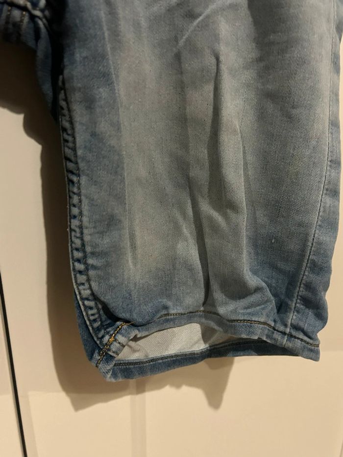 619 – bermuda / short en jean bleu clair H&M - photo numéro 4