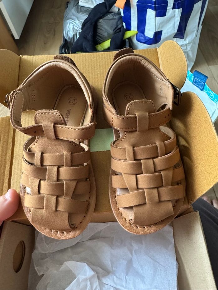 Sandales verbaudet marron - photo numéro 2