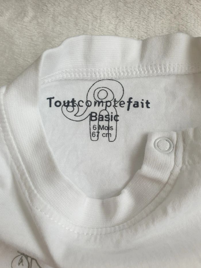 Tee-shirt garçon 6 mois - photo numéro 2