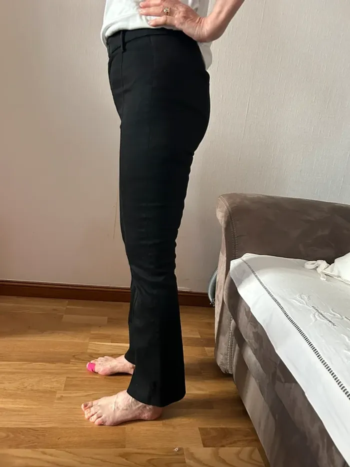 Liu Jo pantalon noir bas évasé taille 36 - photo numéro 7
