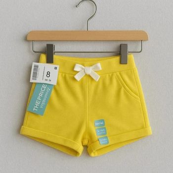 Short Jaune Soleil – Confort et Style pour Bébé