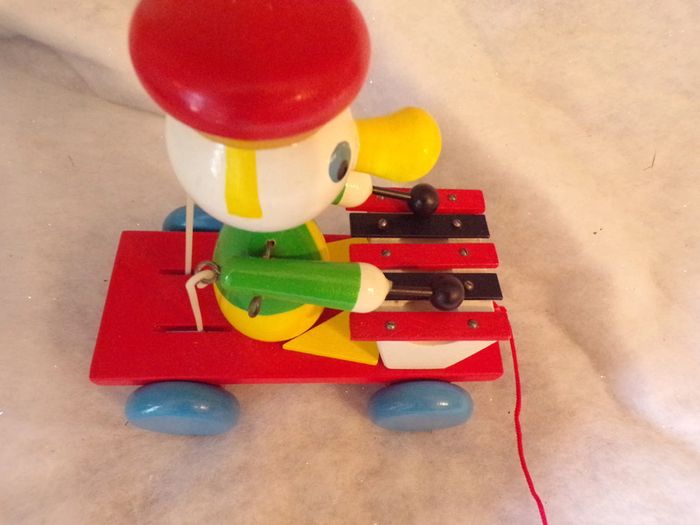 Jouet en bois a tirer - photo numéro 2