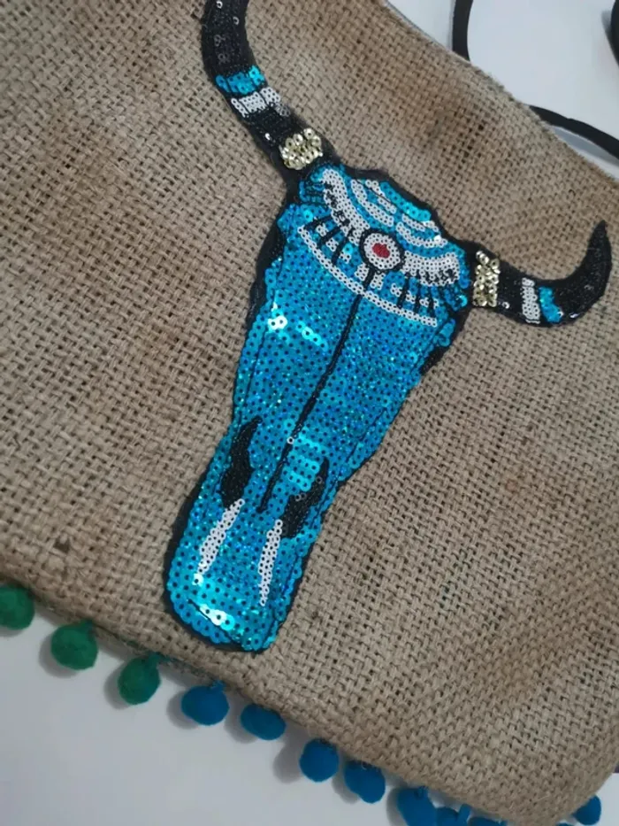 Sac toile de jute 36x28cm - photo numéro 2