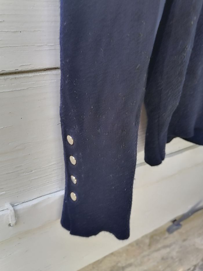 Pull Zach bleu marine taille 36 - photo numéro 4