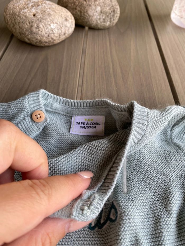 Ensemble bébé vert 3 mois - photo numéro 4