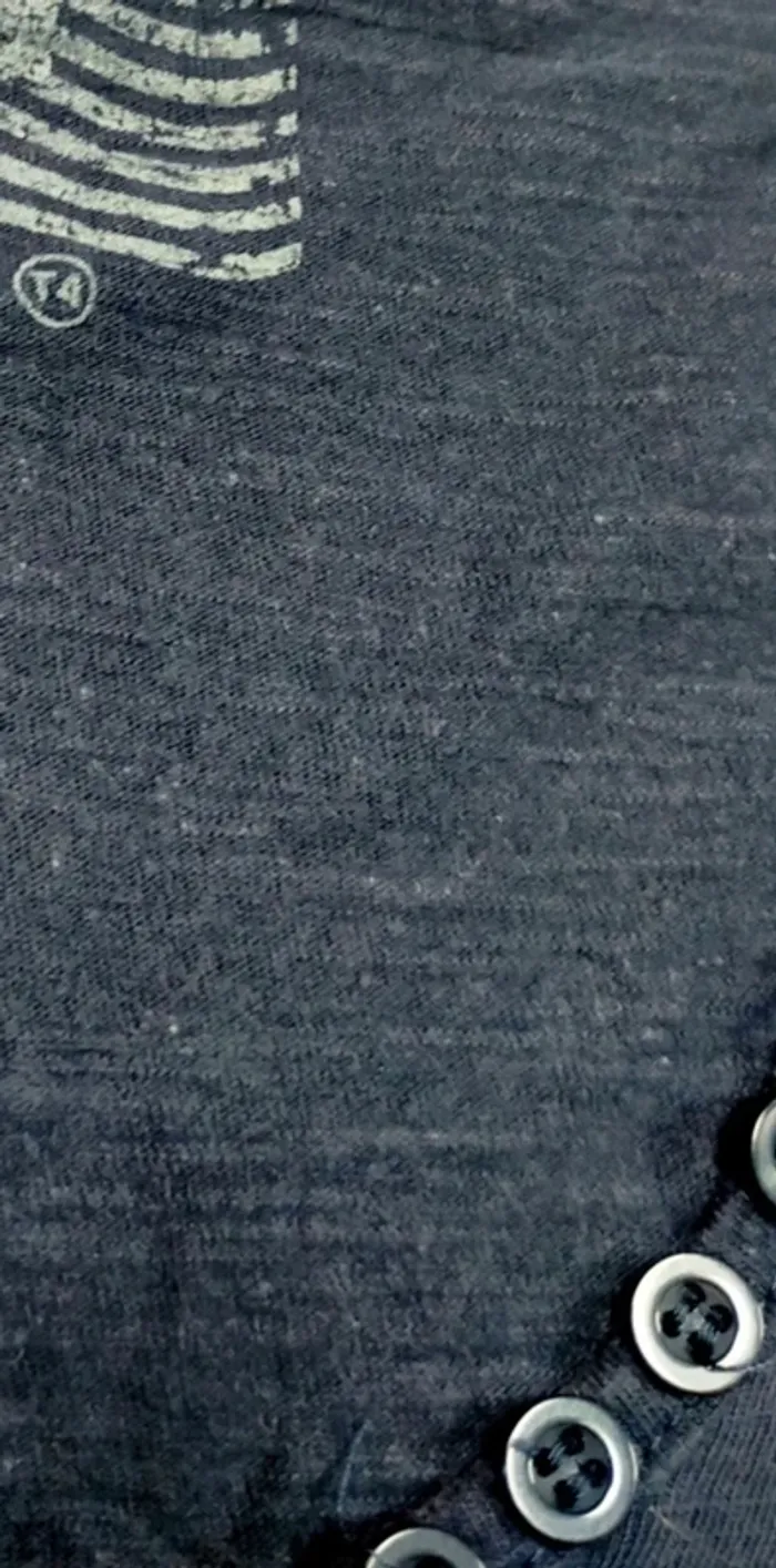 T shirt drapeau peace and love marine 38 M - photo numéro 3