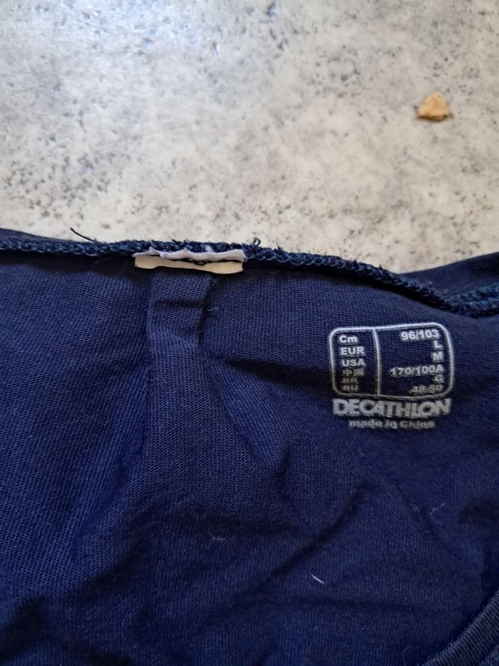 T-shirt de sport bleu marine - photo numéro 2