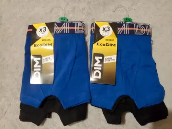Lot de 6 boxer Dim taille 8 ans