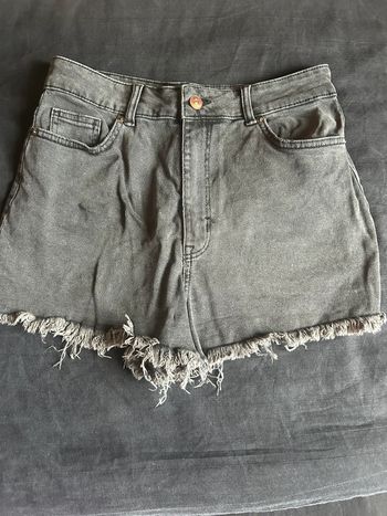 Short en jean, noir, h&m