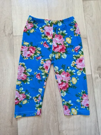 Pantacourt Legging fleuri 4 ans
