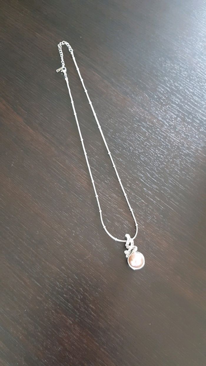 Collier et pendentif strass - photo numéro 2