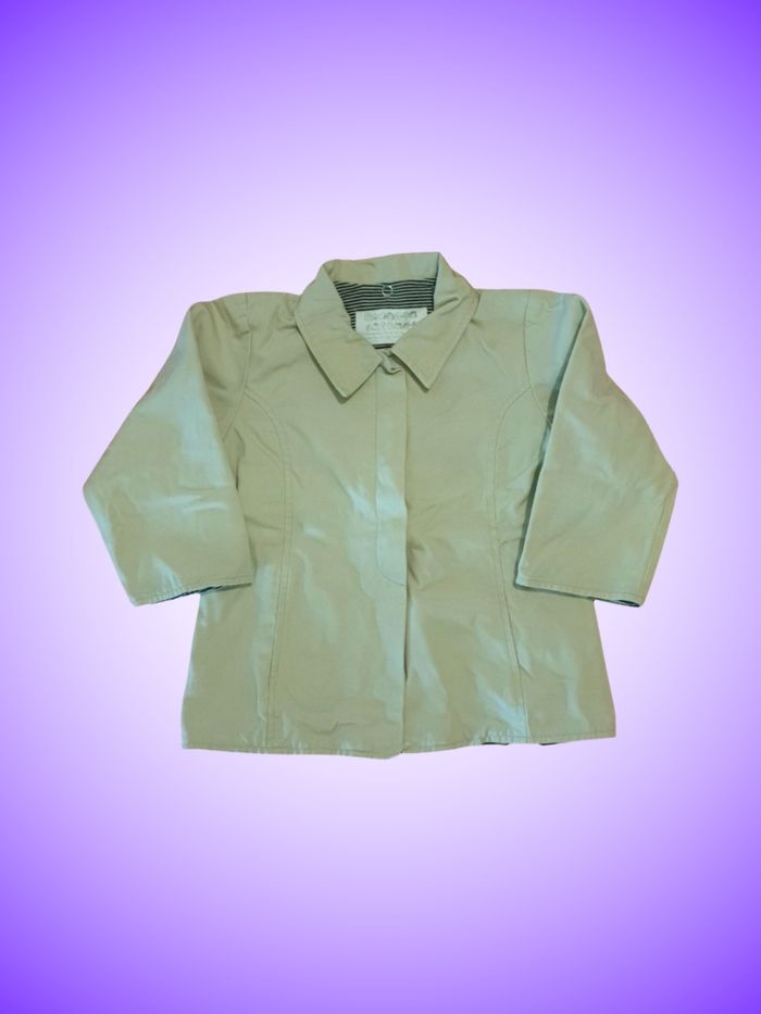 Veste Bébé Beige Peanuts – Snoopy au Dos – Doublure Rayée – 24 mois, 86 cm – Bon État