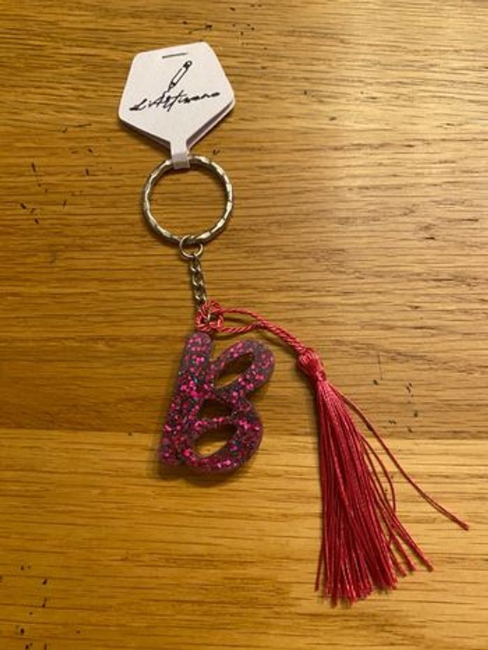 Porte clé Lettre b