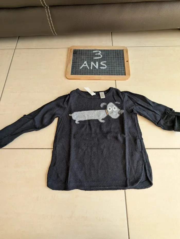 pull okaidi 3 ans