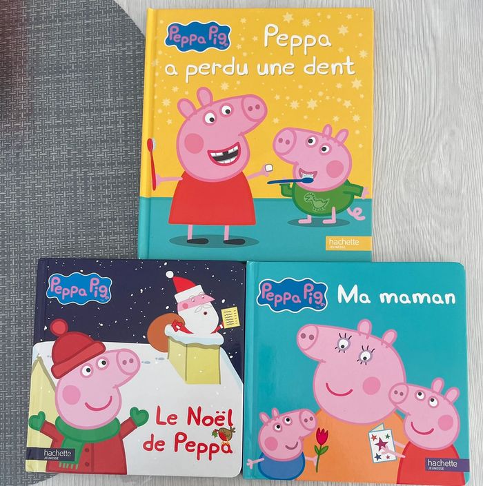 Lots de trois livres Peppa Pig enfants