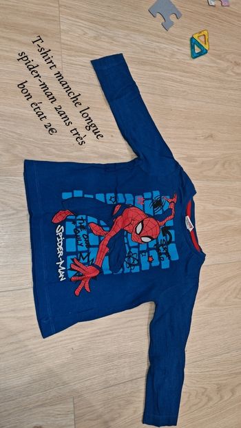 T-shirt manche longue Spider-Man 2ans 