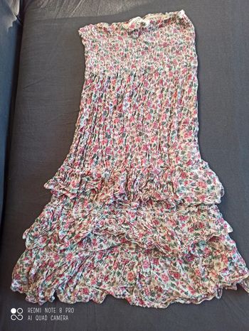 Robe courte à motifs fleuris