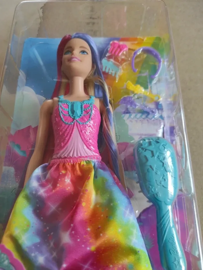 Barbie dreamatopia princesse cheveux longs fantastique neuve - photo numéro 3