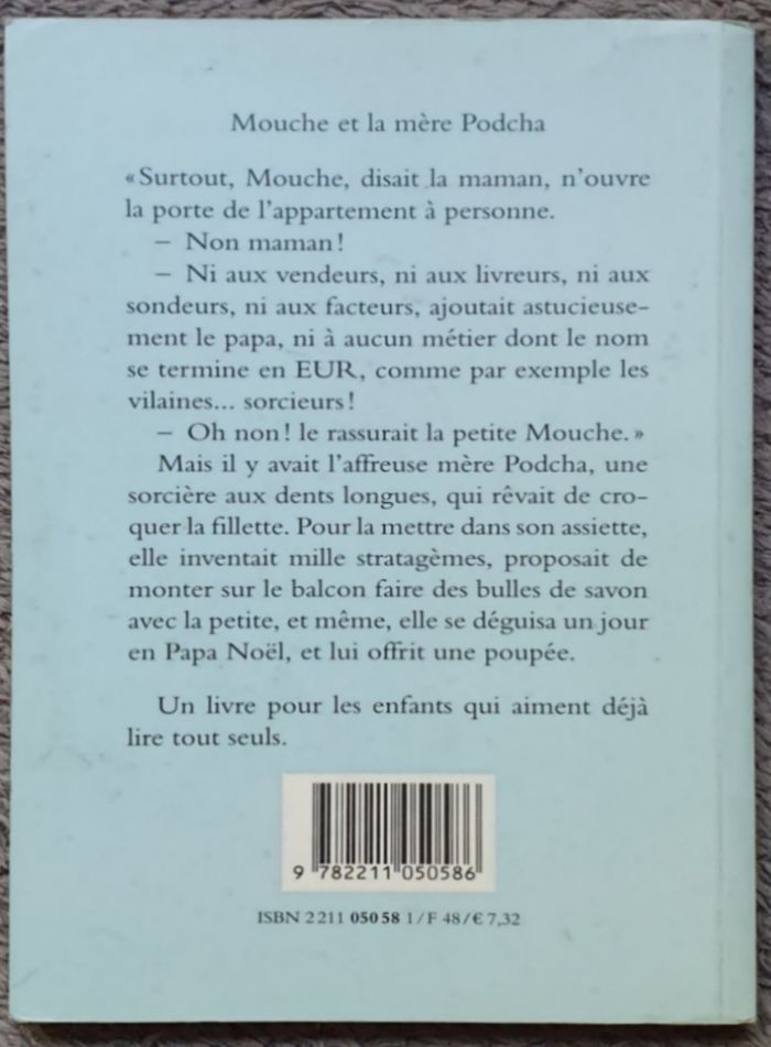 Roman fantastique jeunesse "Mouche et la Mère Podcha" (6-9 ans) / Éd. L'École des Loisirs - photo numéro 2