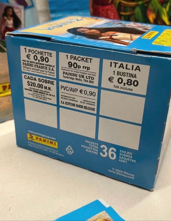 Kit panini stickers VAÏANA 2 neufs scellés - photo numéro 5