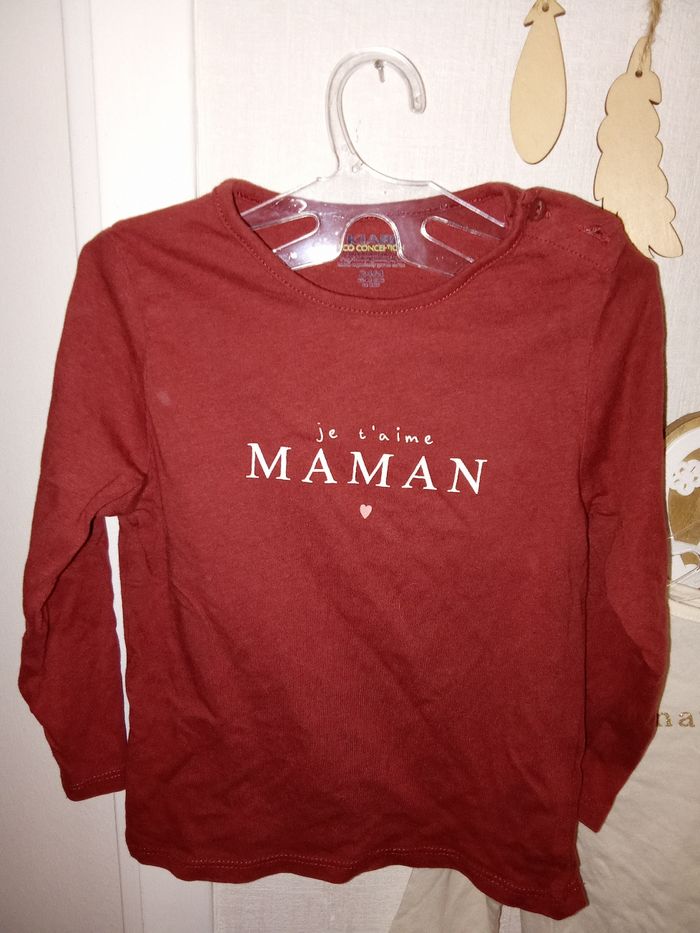 Lot de 2 pulls Léger manche longue bébé fille Kiabi 24 mois 2 ans, mi saison été - photo numéro 2