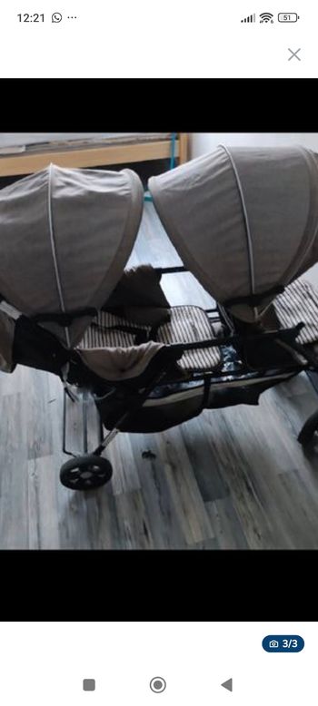 poussette double pour bébé