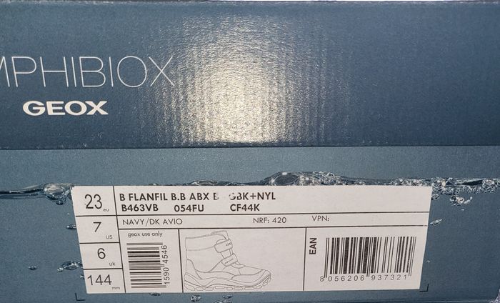 Bottes neige pluie 23 Geox fox bleues - photo numéro 6