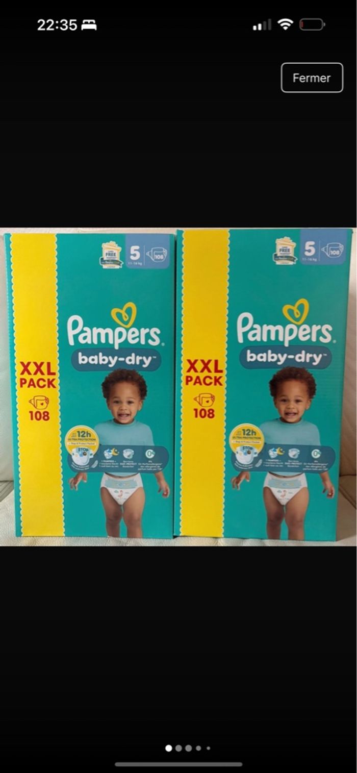 couche pampers taille 5
