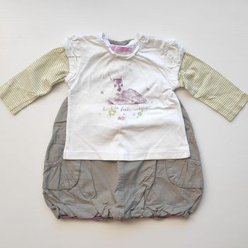 Ensemble robe + t-shirt 12 mois