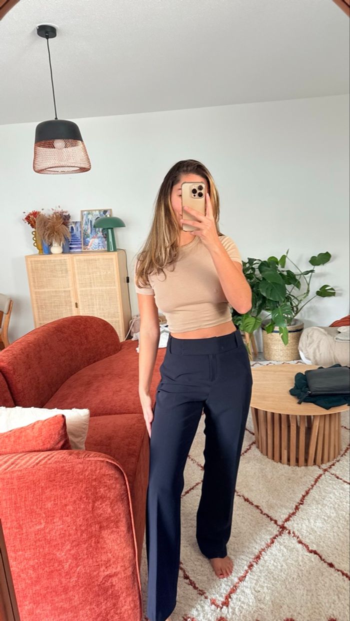 Pantalon droit Massimo Dutti - photo numéro 3