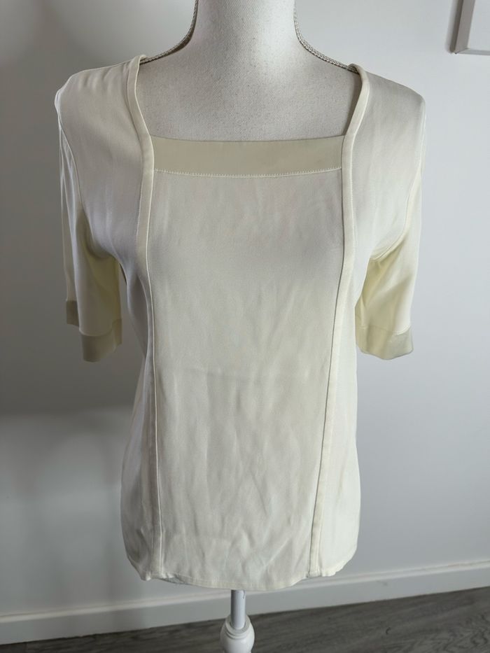 Blouse blanc crème Yves Saint Laurent Vintage T38 M