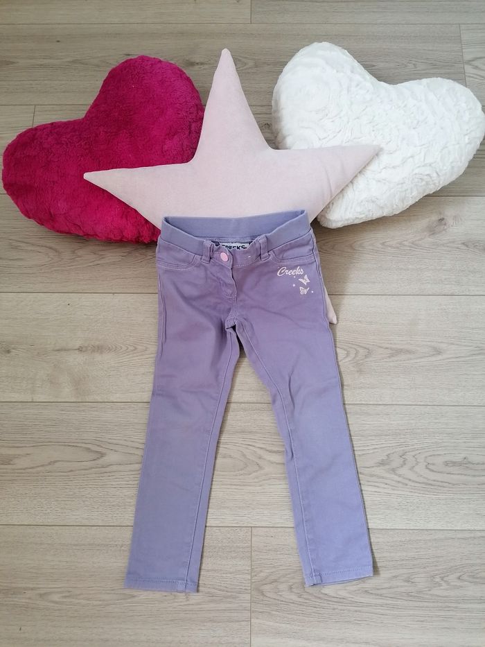 Jegging violet lila Creeks fille 4 ans