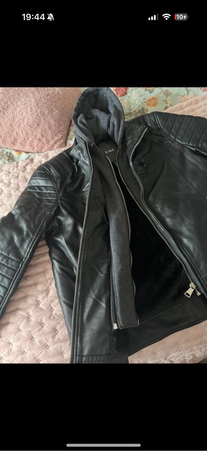 Veste simili cuir - photo numéro 2