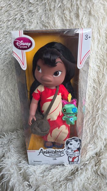 Poupée disney animator princesse Lilo et Stitch disneyland paris disney store Neuf 