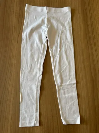 Legging blanc tissaia 6 ans