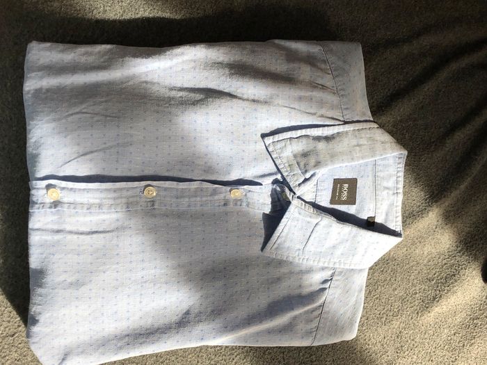 Chemise Hugo boss bleue - photo numéro 3