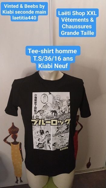 Tee-shirt homme T.S/16 ans Kiabi