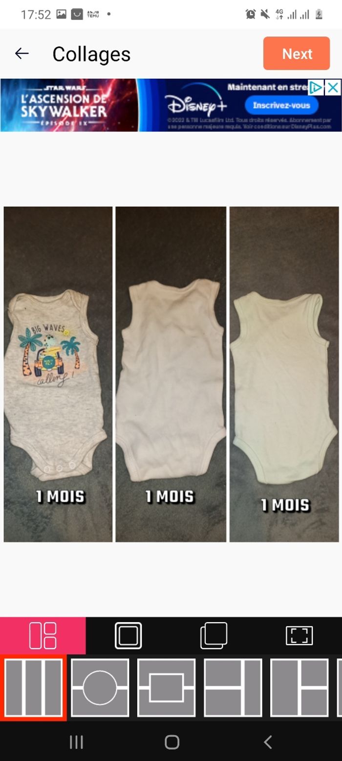 Lot vêtement bebe 1 mois - photo numéro 2