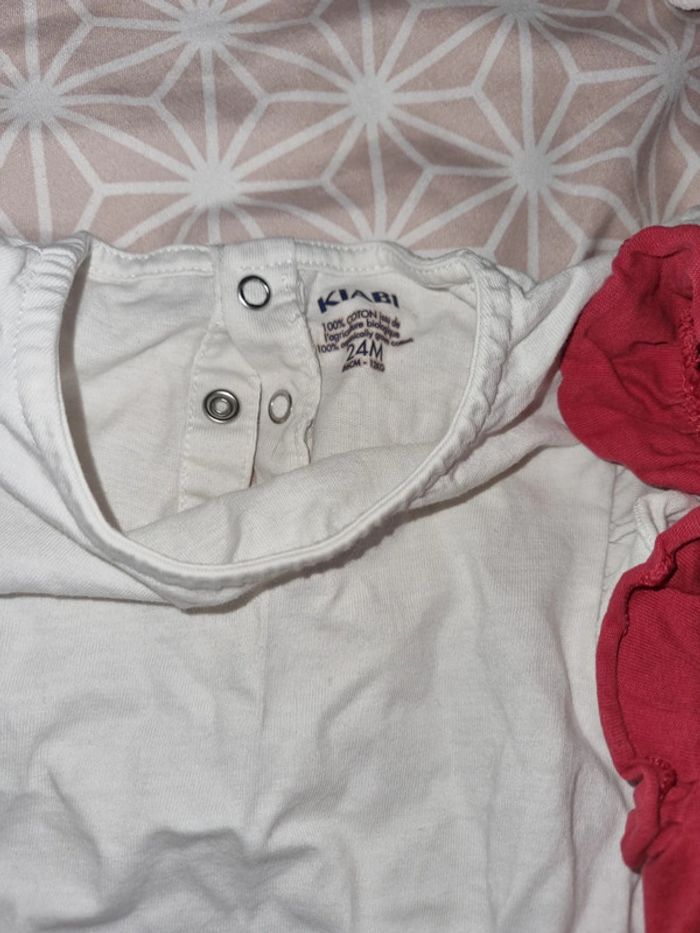 2 Tee-shirt kiabi 24mois - photo numéro 2
