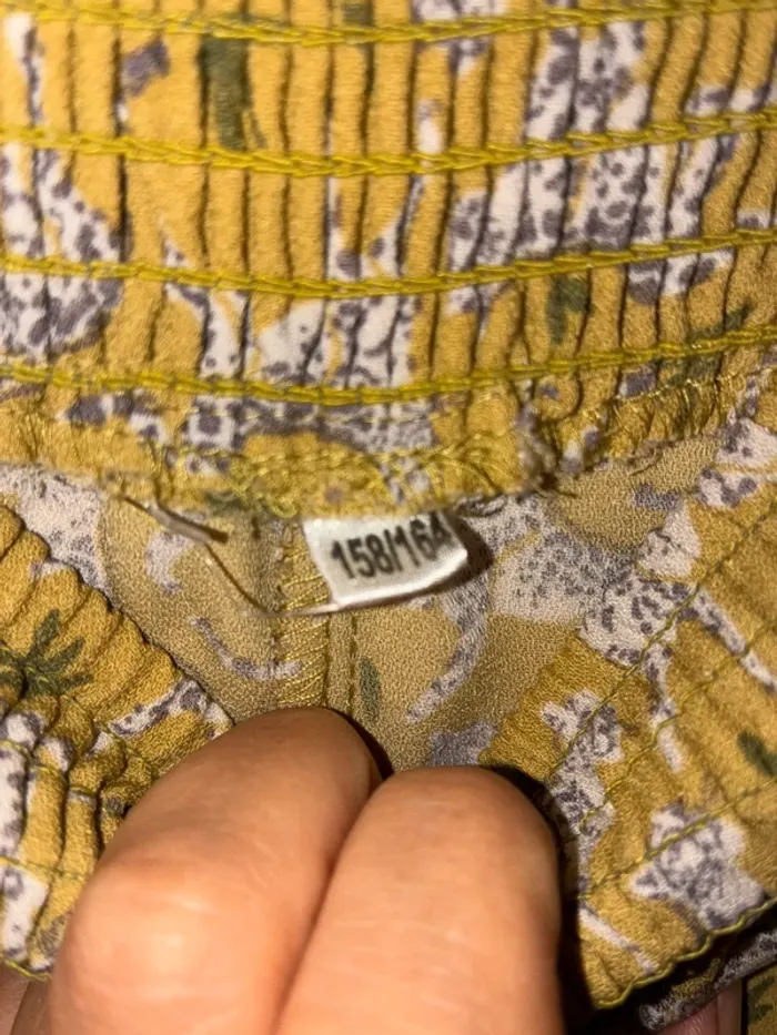 Pantalon en tissu léger fluide à motifs léopards, 158/164 (13/14 ans), sans marque. - photo numéro 6