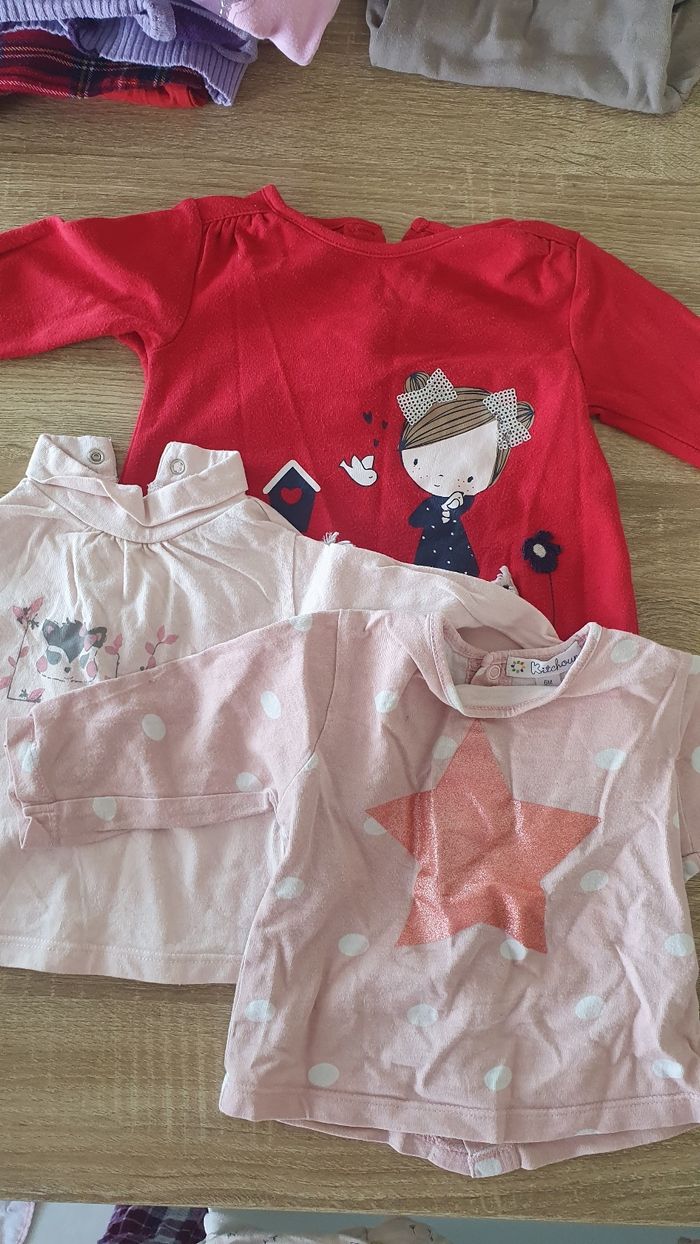 Lot vetement bébé fille 6 mois automne hiver - photo numéro 9