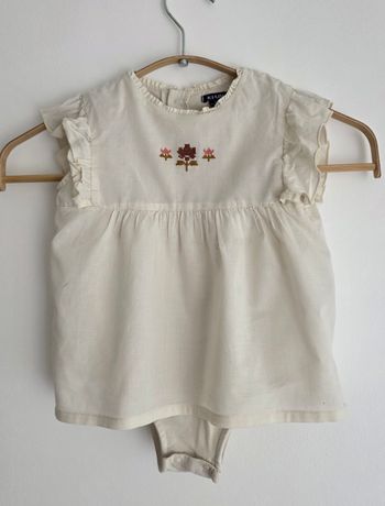 Blouse avec body intégré Kiabi, taille 18 mois