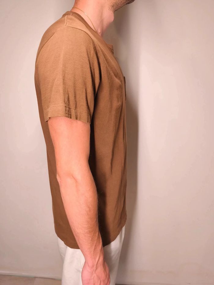 T-shirt American Eagle Homme Taille M Marron - photo numéro 4