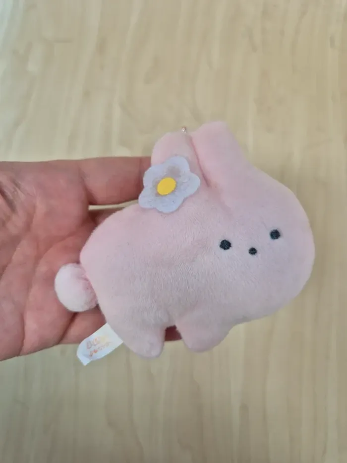 Porte-clés peluche Tsuburana Hitomi Ichigo Fare : Lapin - photo numéro 2